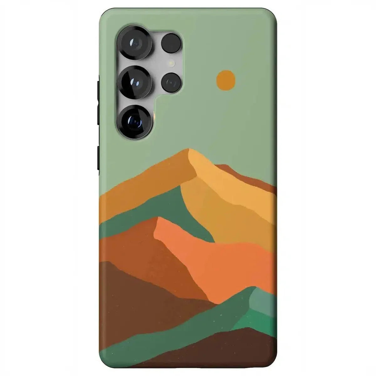 Endless Peaks | Colorblock Mountain Samsung Case Samsung Case Casetry Essential + MagSafe® Galaxy S25 Ultra