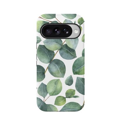 Leaf Me Alone | Green Floral Print Google Pixel Case
