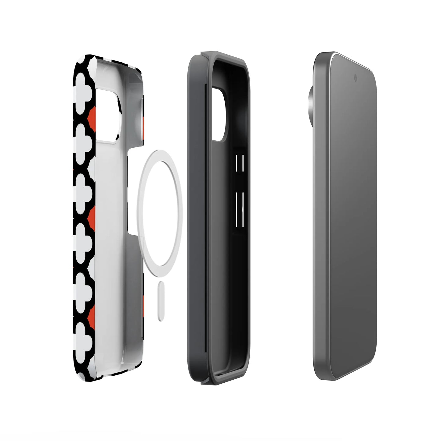 Red Lattice Tile | High Contrast Design Case