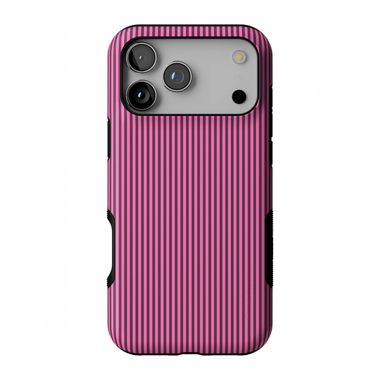 Stripes and the City | Pink & Purple Pinstripe Case