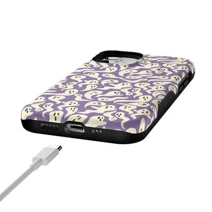 All Boo'd Up | Purple Ghost Case Phone Case get.casely