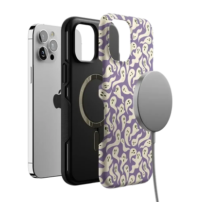 All Boo'd Up | Purple Ghost Case Phone Case get.casely