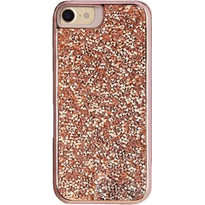All That Glitter | Rose Gold Crystal Case iPhone Case get.casely Classic iPhone XR
