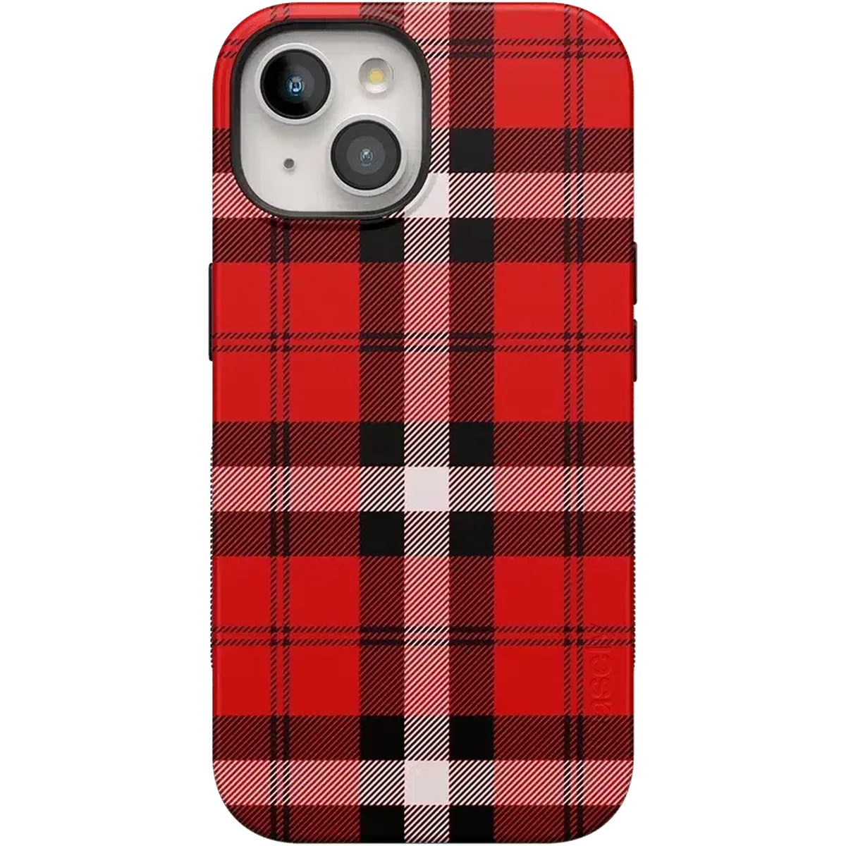 As if! | Red Plaid Case Phone Case get.casely Bold Flex + MagSafe® iPhone 15 Plus
