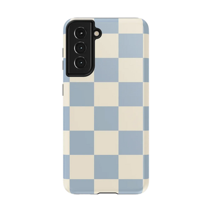 Fit Check | Light Blue Checkerboard Case - Galaxy S21