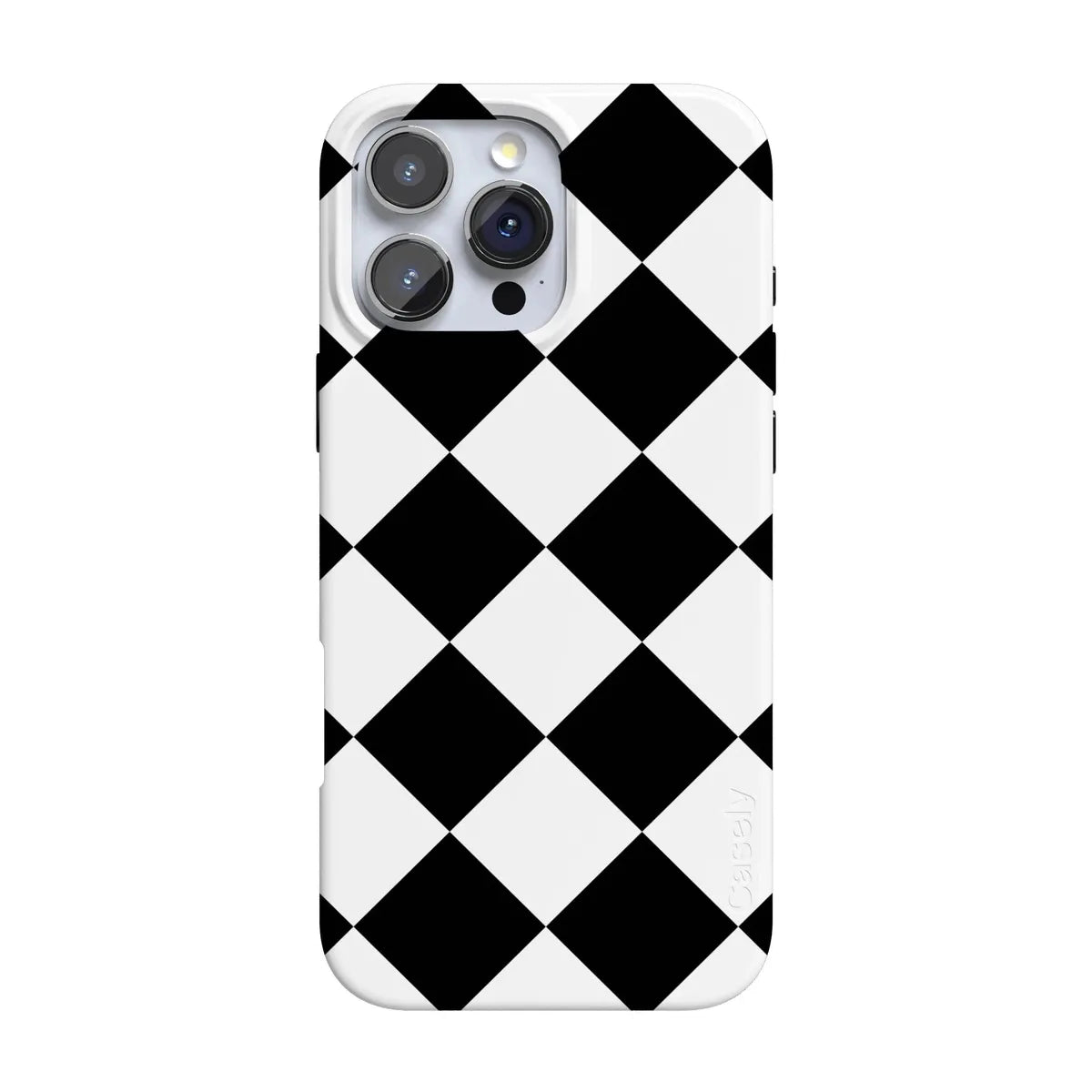 Black Checkerboard | High Contrast Design Case Phone Case Casetry Classic + MagSafe® iPhone 16 Pro Max