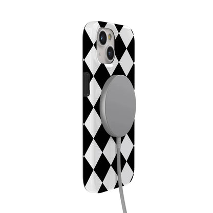 Black Checkerboard | High Contrast Design Case Phone Case Casetry