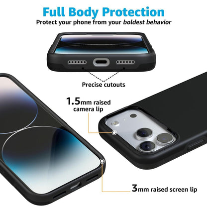 Black on Black | Ultra-Protective Bold Case iPhone Case get.casely