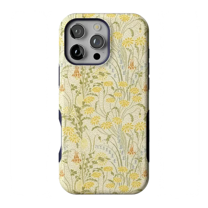 Boho Blooms | Golden Floral Case iPhone Case get.casely