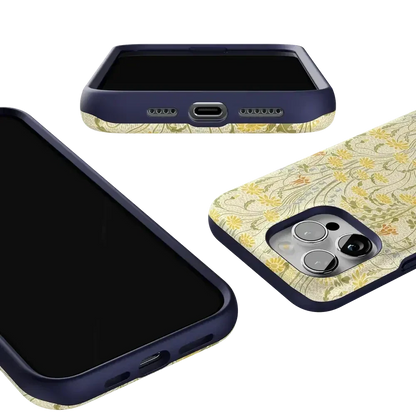 Boho Blooms | Golden Floral Case iPhone Case get.casely