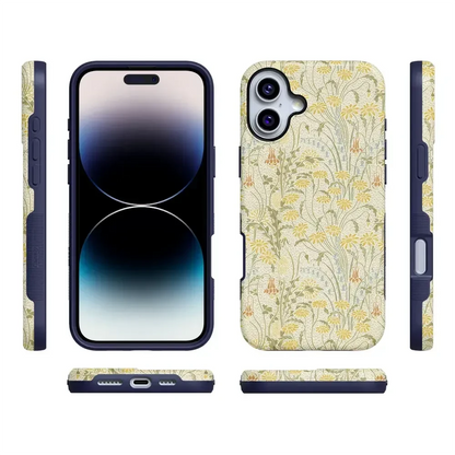 Boho Blooms | Golden Floral Case iPhone Case get.casely