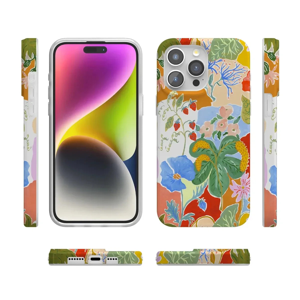 Botanical Blooms | Floral Patchwork Case iPhone Case get.casely