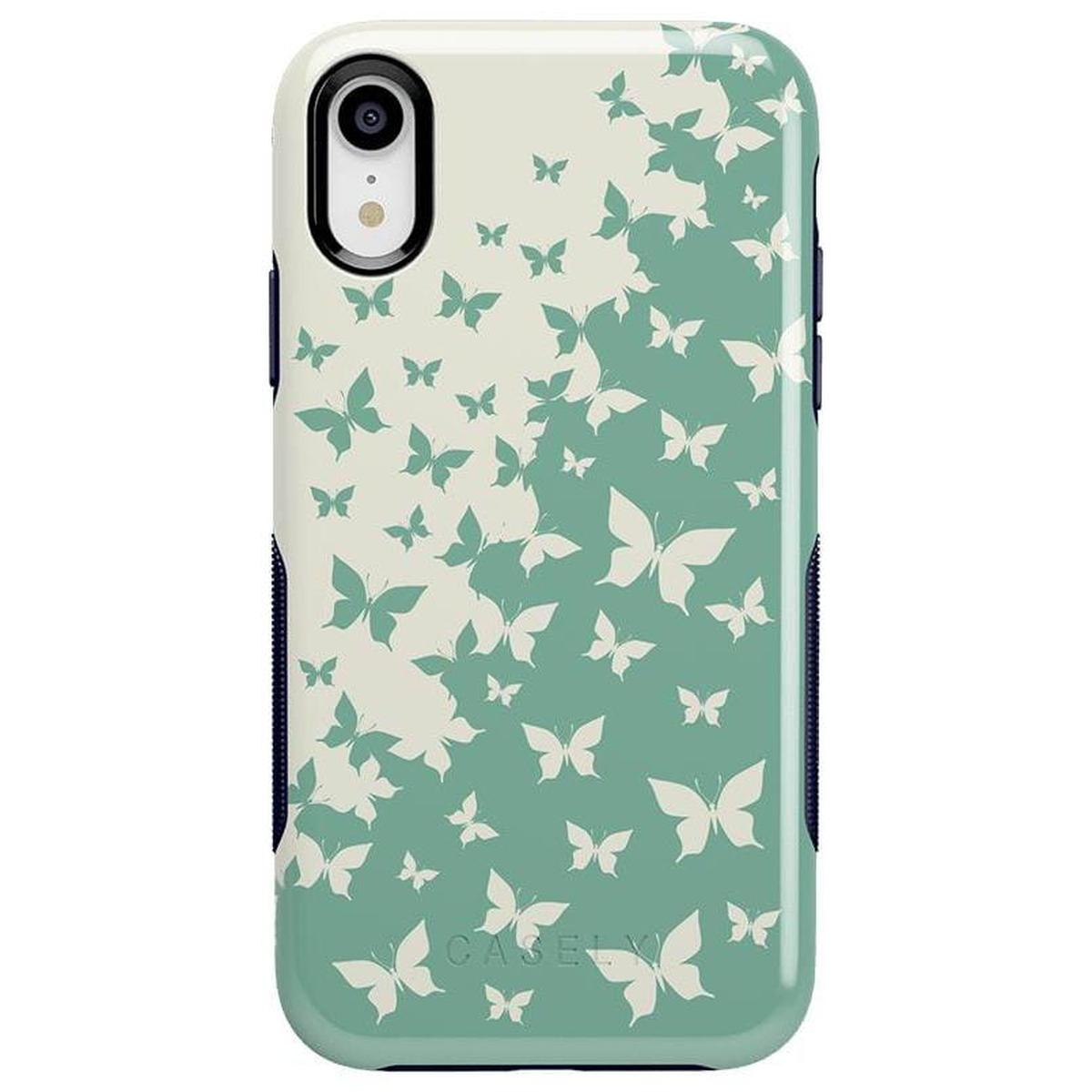 Butterfly Effect | Sage Colorblock Case iPhone Case get.casely Bold iPhone XR