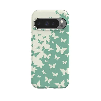 Butterfly Effect | Sage Colorblock Google Pixel Case Google Pixel Case Casetry Essential + MagSafe® Google Pixel 10 Pro