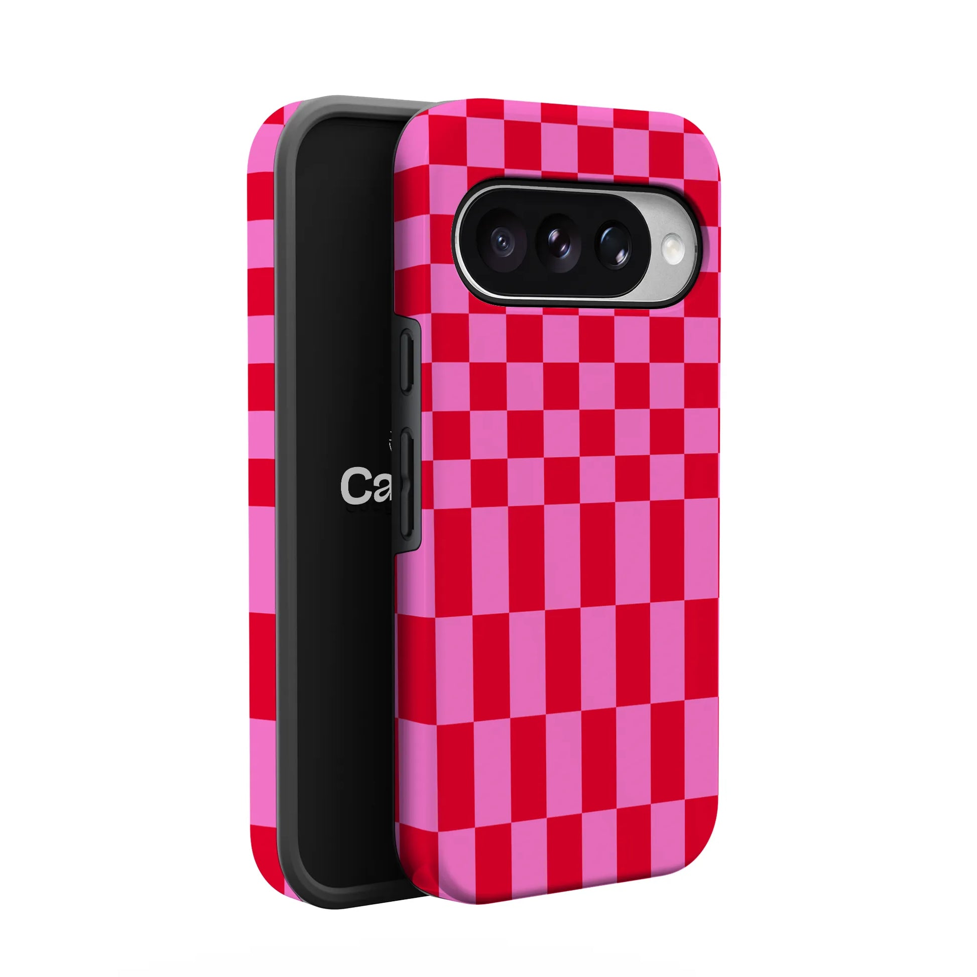 Vibe Check | Pink Checkerboard Case