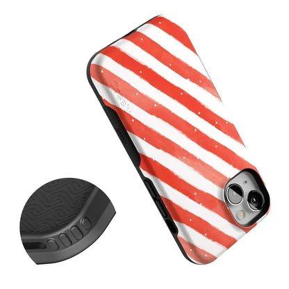 Candy Cane Lane | Peppermint Stripes Case Phone Case Casetry