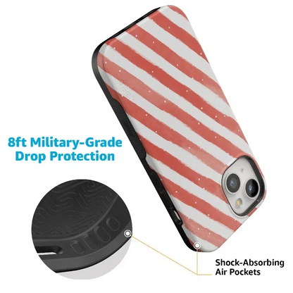 Candy Cane Lane | Peppermint Stripes Case Phone Case Casetry