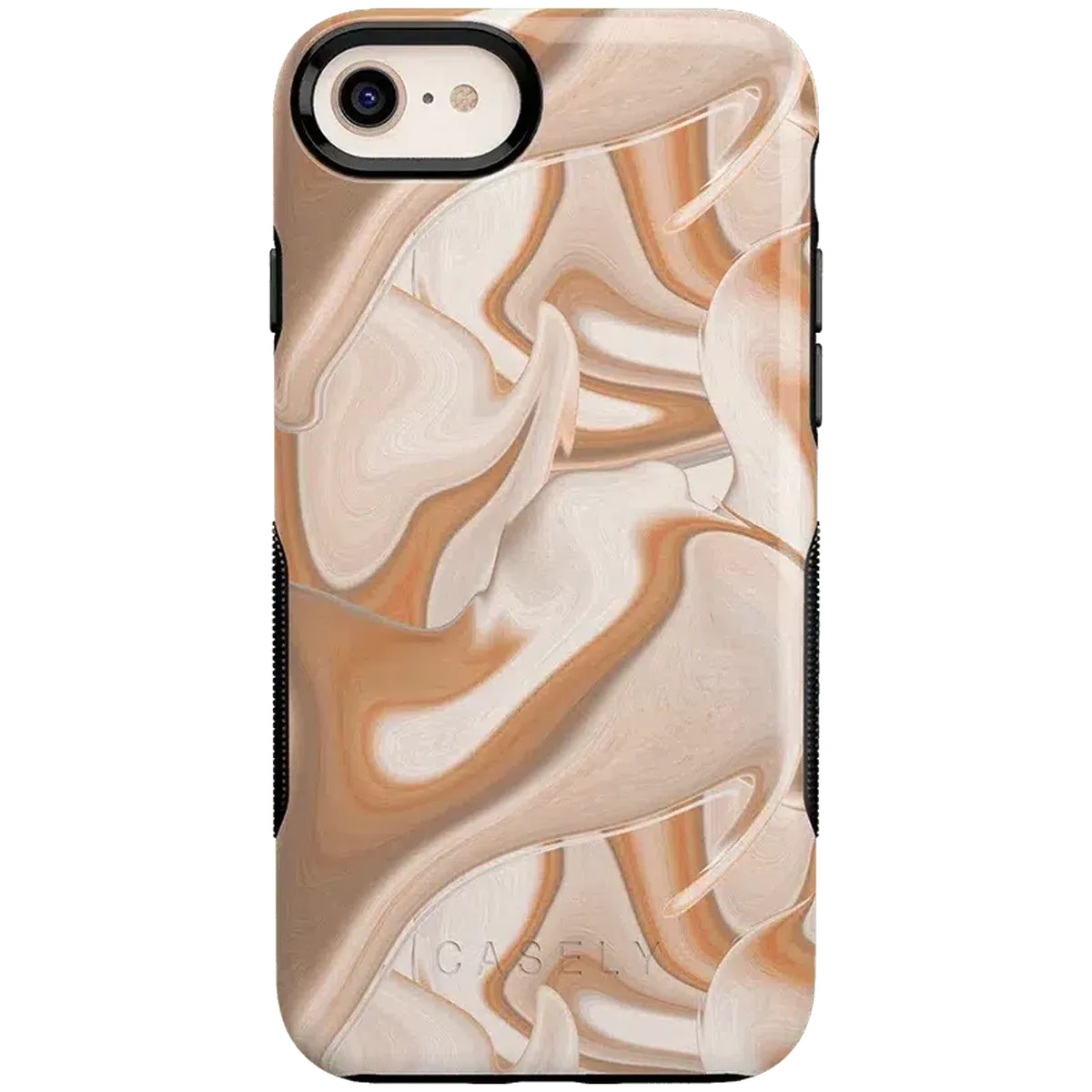 Caramel Delight | Marble Swirl Case iPhone Case get.casely Bold iPhone SE (2020 & 2022)