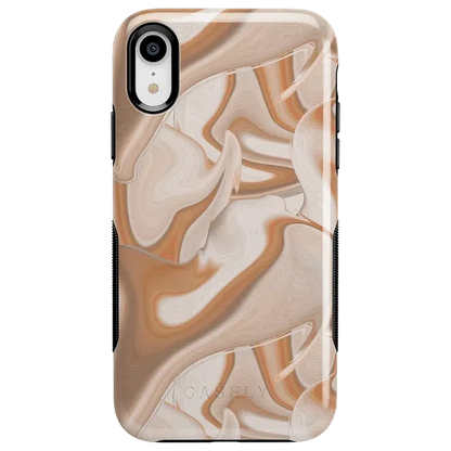 Caramel Delight | Marble Swirl Case iPhone Case get.casely Bold iPhone XR