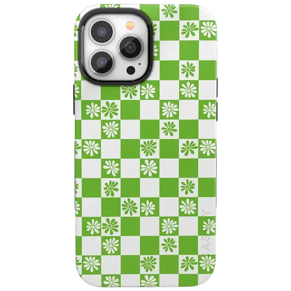 Check Mate | Daisy Checkerboard Floral Case iPhone Case get.casely Bold + MagSafe® iPhone 13 Pro Max