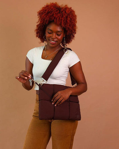 Cloud Carryall | Cocoa Laptop Bag get.casely