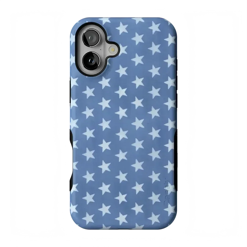 Coastal Blues | Denim Stars Case Phone Case Casetry Bold Flex + MagSafe® iPhone 17