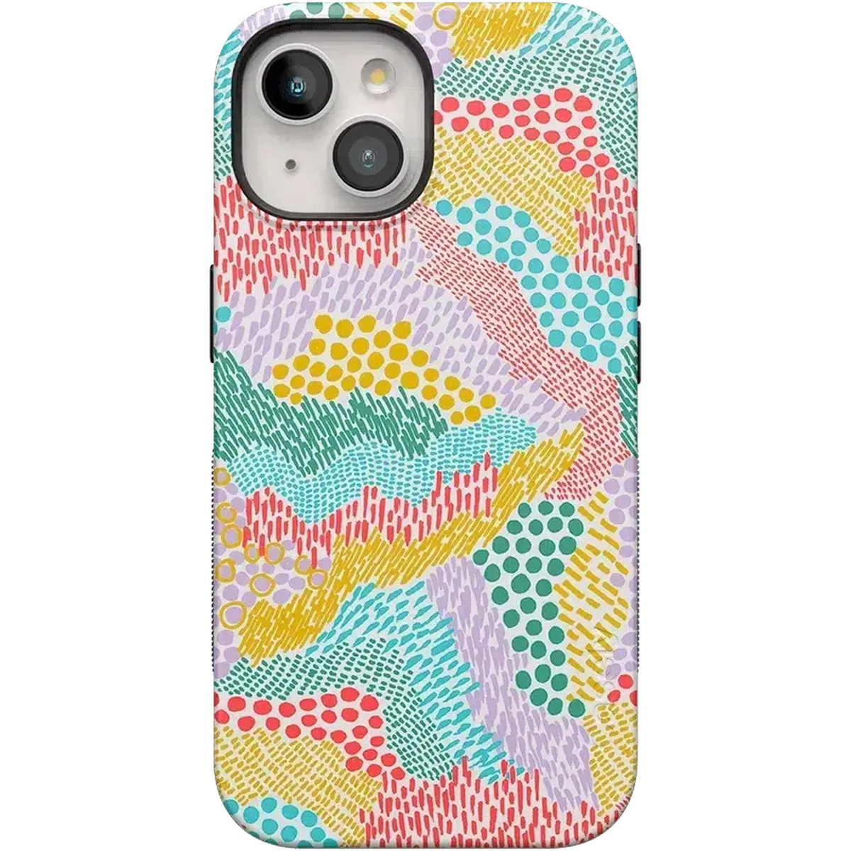 Color Me Happy | Pattern Colorblock Case iPhone Case get.casely Bold Flex + MagSafe® iPhone 15 Plus