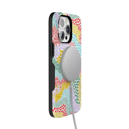 Color Me Happy | Pattern Colorblock Case iPhone Case get.casely