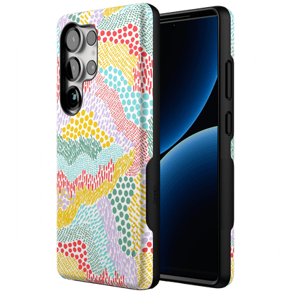 Color Me Happy | Pattern Colorblock Case iPhone Case get.casely