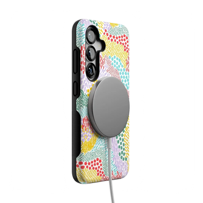 Color Me Happy | Pattern Colorblock Case iPhone Case get.casely