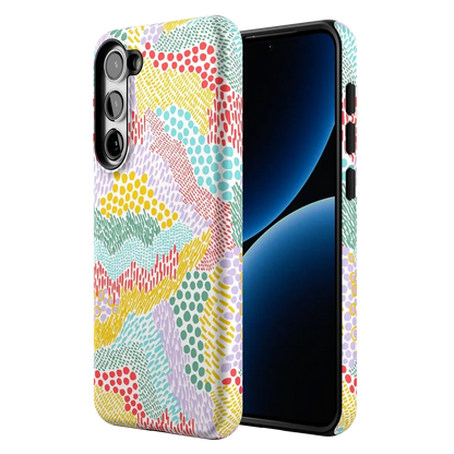 Color Me Happy | Pattern Colorblock Case iPhone Case get.casely
