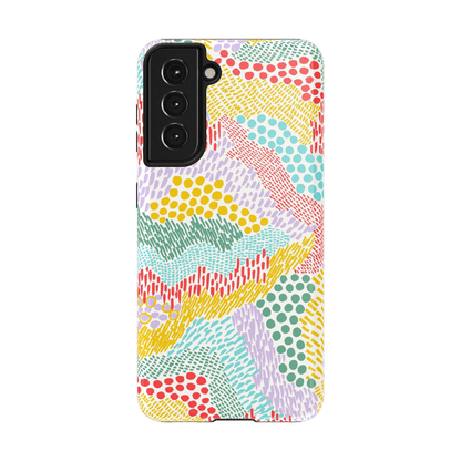 Color Me Happy | Pattern Colorblock Case iPhone Case get.casely