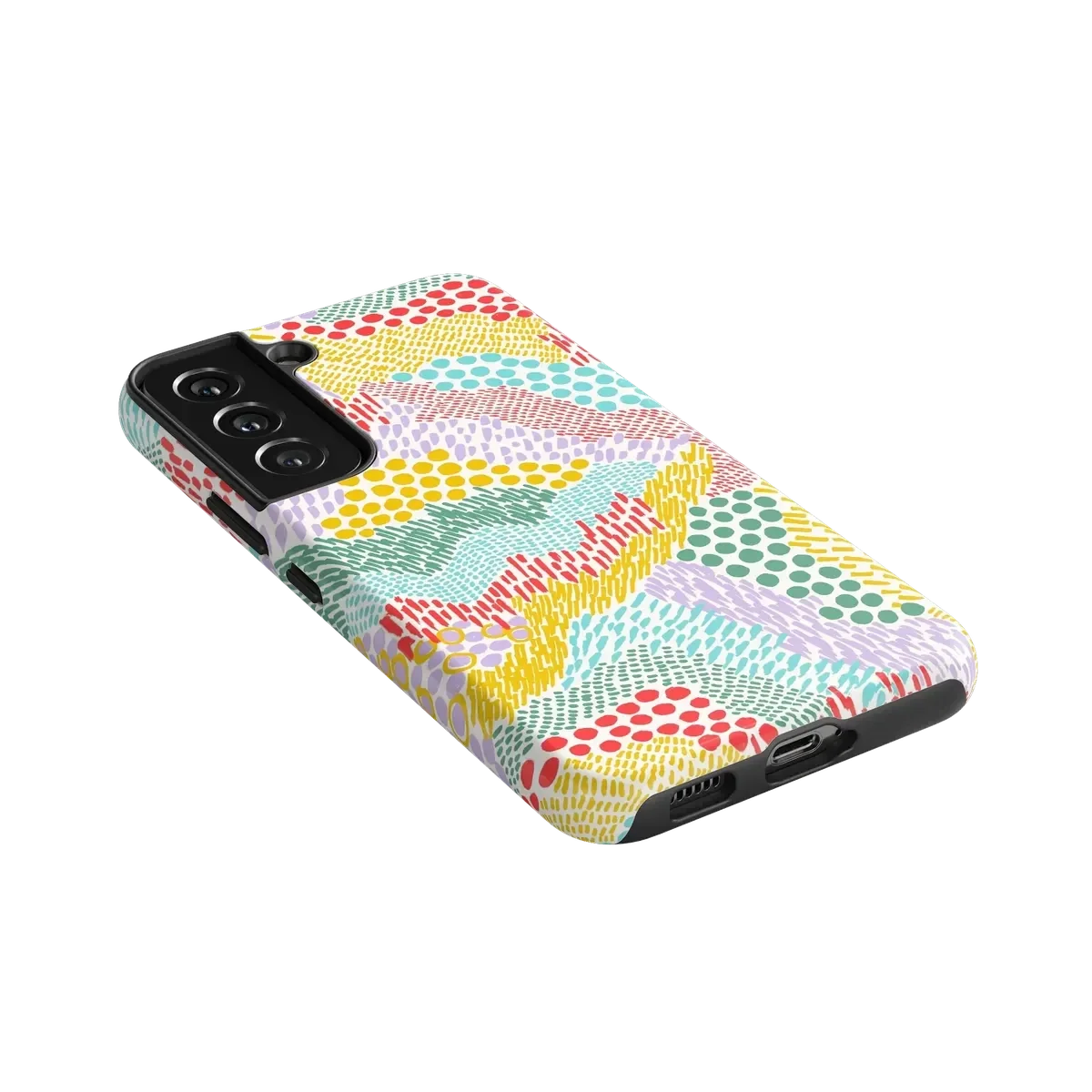 Color Me Happy | Pattern Colorblock Case iPhone Case get.casely