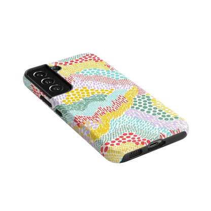 Color Me Happy | Pattern Colorblock Case iPhone Case get.casely