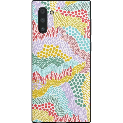 Color Me Happy | Pattern Colorblock Samsung Case Samsung Case get.casely Classic Galaxy Note 10 Plus