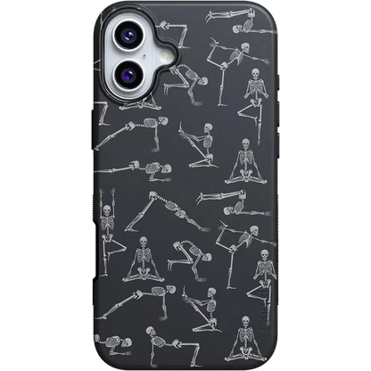 Corpse Pose | Skeleton Yoga Case Phone Case Casetry Bold + MagSafe® iPhone 16 Plus