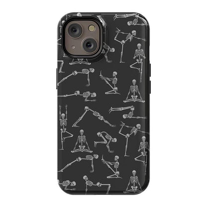 Corpse Pose | Skeleton Yoga Case Phone Case Casetry Essential + MagSafe® iPhone 14