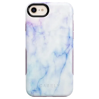 Cotton Candy | Blue & Purple Marble Case iPhone Case get.casely