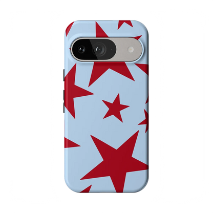 Stars Align | Blue & Red Stars Case - Google Pixel 9
