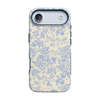 Cupid's Canvas | Periwinkle Floral Case Phone Case Casetry Bold Flex + MagSafe® iPhone 17 Air