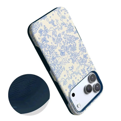 Cupid's Canvas | Periwinkle Floral Case Phone Case Casetry