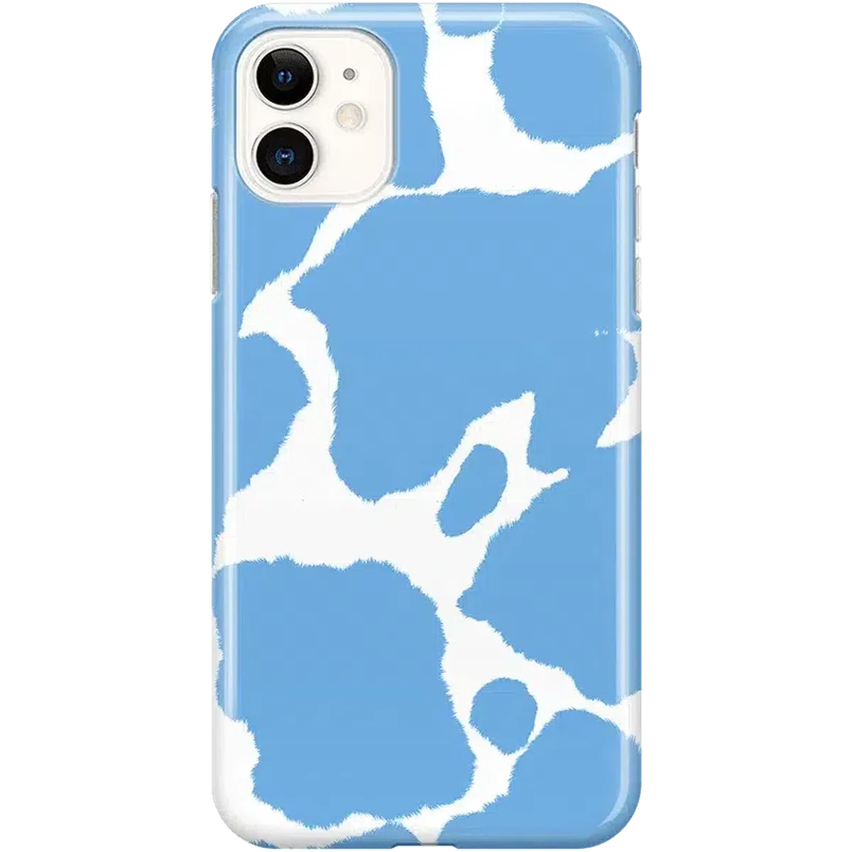 Current MOOd | Light Blue Cow Print Case iPhone Case get.casely Classic iPhone 11