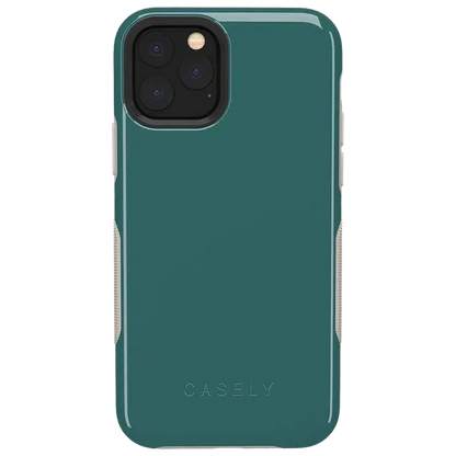 Deep Teal on Nude | Ultra-Protective Bold Case iPhone Case get.casely Bold iPhone 11 Pro Max