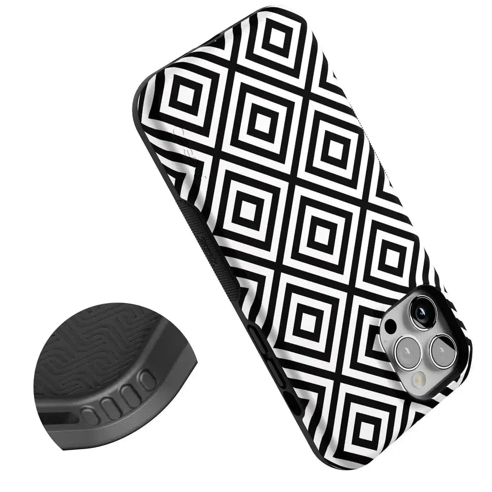 Diamonds | High Contrast Design Case Phone Case Casetry