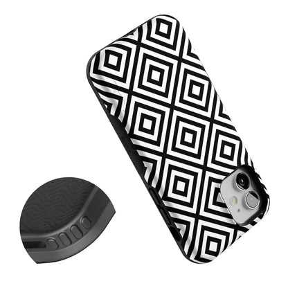 Diamonds | High Contrast Design Case Phone Case Casetry