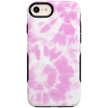 Down for Whatever | Light Pink Tie Dye Case iPhone Case get.casely Bold iPhone SE (2020 & 2022)