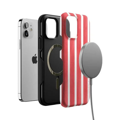 East Coast Summer | Red Stripes Case Phone Case Casetry