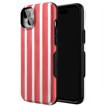 East Coast Summer | Red Stripes Case Phone Case Casetry