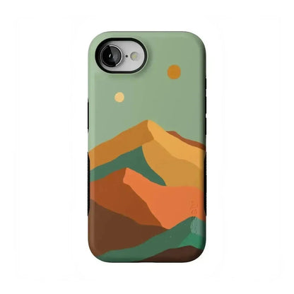 Endless Peaks | Colorblock Mountain Case iPhone Case get.casely Bold Flex + MagSafe® iPhone 16e