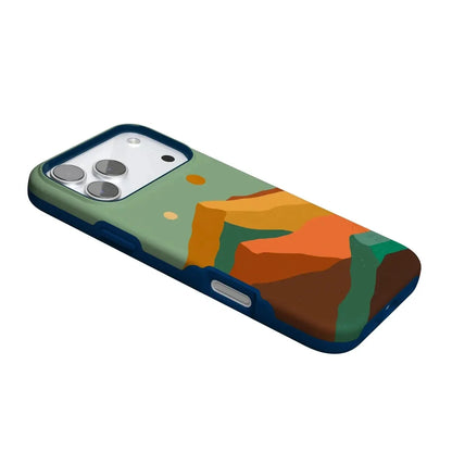 Endless Peaks | Colorblock Mountain Case iPhone Case get.casely